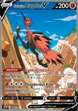 Galarian Zapdos V  (CRE 174)