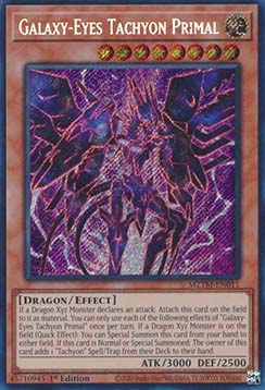 Galaxy-Eyes Tachyon Primal (V.1 - Secret Rare)