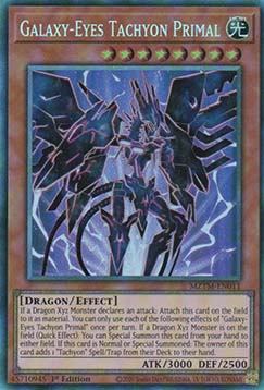 Galaxy-Eyes Tachyon Primal (V.2 - Collectors Rare)