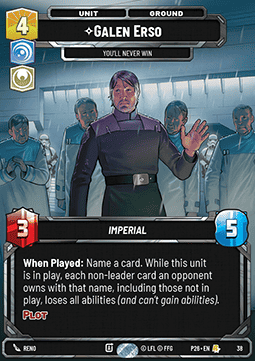 Galen Erso, You'll Never Win (V.1)