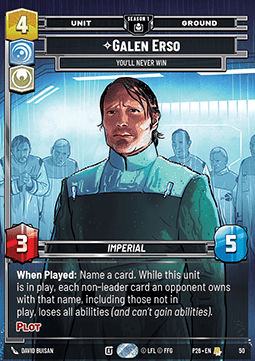 Galen Erso, You'll Never Win (V.2)