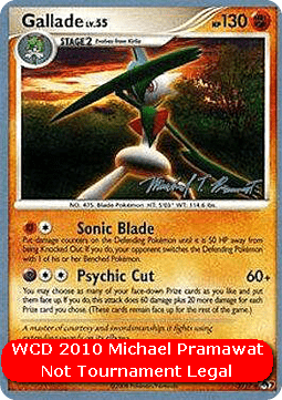 Gallade Lv.55  (WCD10 POP7 2)