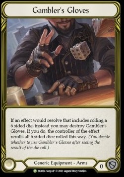 Gambler's Gloves (Cold Foil Golden)