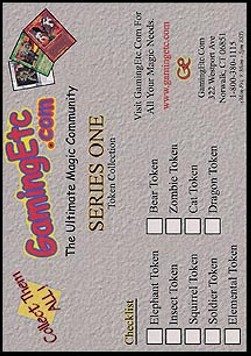 GamingEtc Tokens Series 1 Checklist