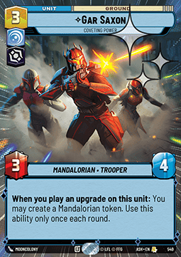Gar Saxon, Coveting Power (V.2)