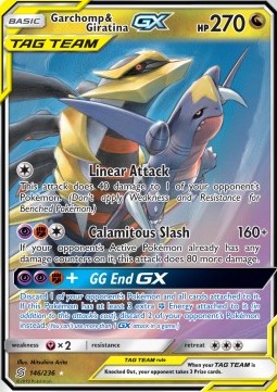 Garchomp & Giratina GX  (UNM 146)