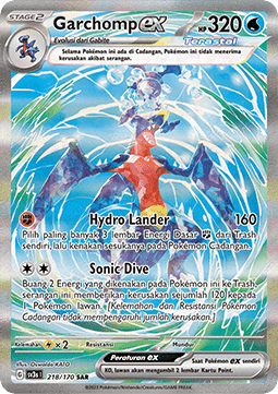 Garchomp ex  (SV3s 218)