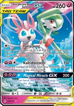 Gardevoir & Sylveon GX  (UNB 130)