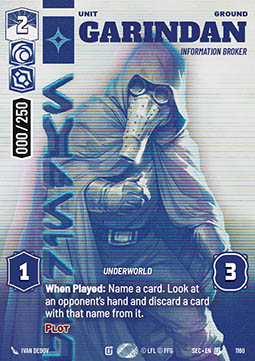 Garindan, Information Broker (V.5)