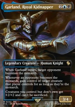 Garland, Royal Kidnapper