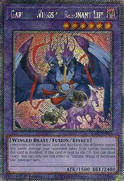 Garura, Wings of Resonant Life (V.4 - Platinum Secret Rare)