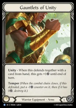 Gauntlets of Unity (Cold Foil)