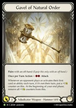 Gavel of Natural Order (Regular)