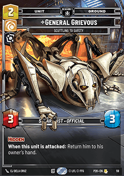 General Grievous, Scuttling to Safety (V.2)