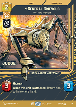 General Grievous, Scuttling to Safety
