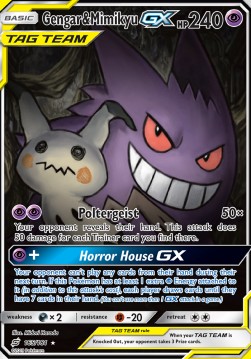 Gengar & Mimikyu GX  (TEU 165)