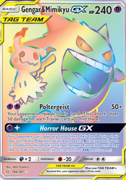 Gengar & Mimikyu GX  (TEU 186)