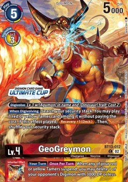 GeoGreymon (BT13-012)