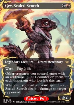 Gev, Scaled Scorch