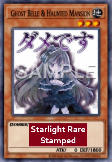Ghost Belle & Haunted Mansion (V.2 - Starlight Rare)