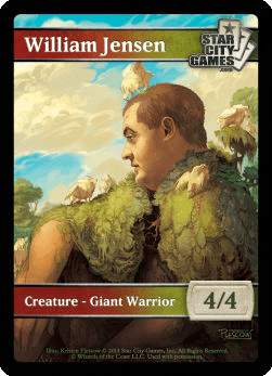 Giant Warrior Token (Red and Green 4/4)