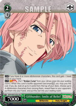 Gilthunder: Smile of Relief (V.2 - Super Rare)