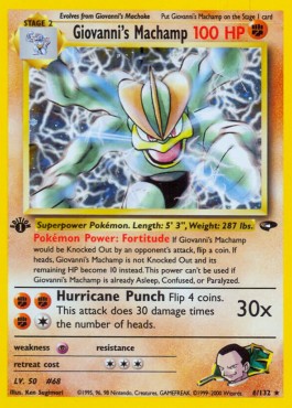 Giovanni's Machamp  (GC 6)