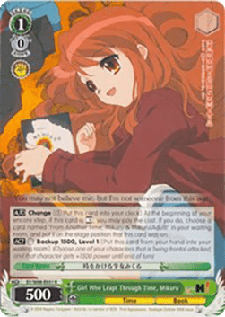 Girl Who Leapt Through Time, Mikuru (V.1 - Rare)