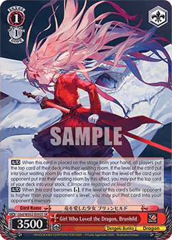 Girl Who Loved the Dragon, Brunhild (V.2 - Super Rare)