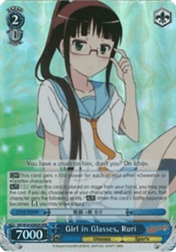 Girl in Glasses, Ruri (V.2 - Triple Rare)