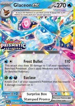 Glaceon ex  (xPRE 026)