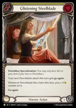 Glistening Steelblade (Rainbow Foil)