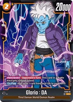 Glorio : DA (FS08-04) [Fusion World] (V.2 - Alternate Art)