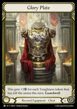 Glory Plate (Cold Foil Golden)
