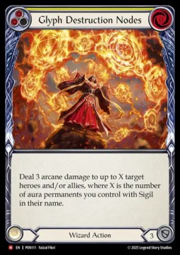 Glyph Destruction Nodes (Rainbow Foil)