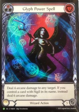 Glyph Power Spell (Extended Art Rainbow Foil)