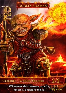 Goblin Shaman Token (Red 2/2) (V.1)