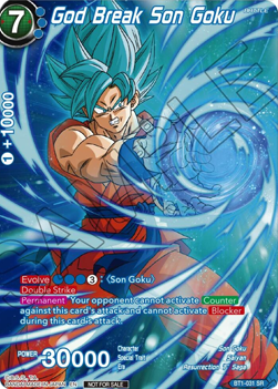 God Break Son Goku