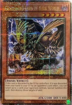 Goldd, Wu-Lord of Dark World (V.2 - Quarter Century Secret Rare)