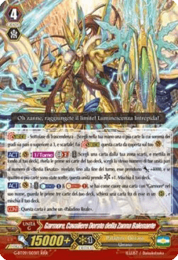 Golden Knight of Gleaming Fang, Garmore [G Format] (V.1 - Triple Rare)