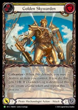 Golden Skywarden (Extended Art Rainbow Foil)