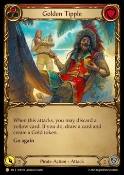 Golden Tipple (Red) (Cold Foil)