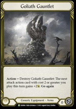 Goliath Gauntlet (Cold Foil Golden)
