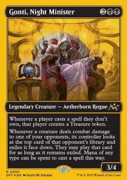Gonti, Night Minister