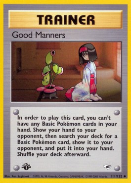 Good Manners (GH 111)