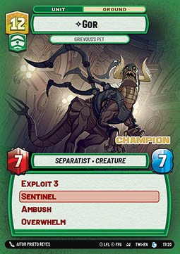 Gor, Grievous's Pet (V.4)