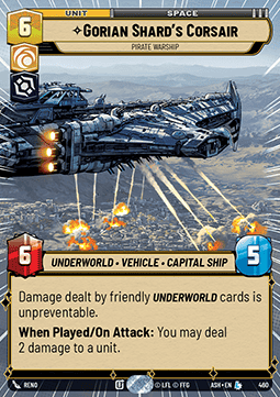 Gorian Shard's Corsair, Pirate Warship (V.1)