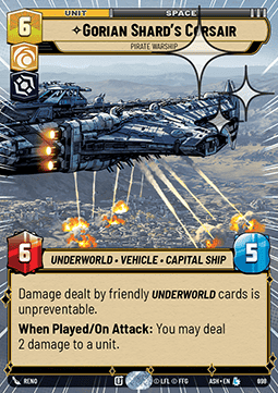 Gorian Shard's Corsair, Pirate Warship (V.2)
