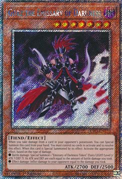 Gorz the Emissary of Darkness (V.1 - Platinum Secret Rare)