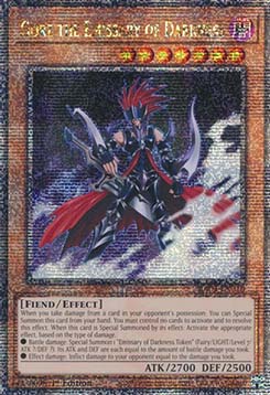 Gorz the Emissary of Darkness (V.2 - Quarter Century Secret Rare)
